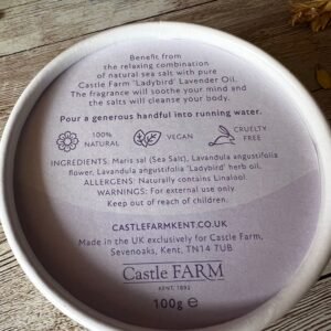 Castle Farm Relaxing Lavender Bath Salts - Image 3