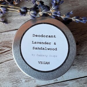 Lavender & Sandalwood Deodorant Tin by Sappany