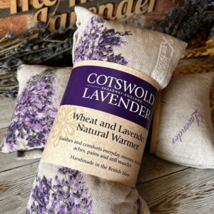 Cotswold Lavender Flower Print Wheat Warmer Wrap