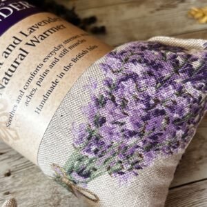 Cotswold Lavender Flower Print Wheat Warmer Wrap - Image 3