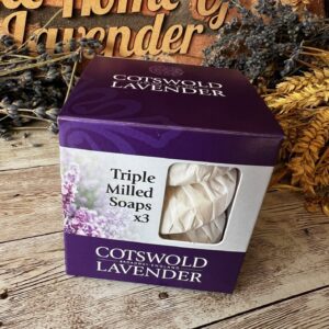 Cotswold Lavender Triple Milled Lavender Soap Gift Box